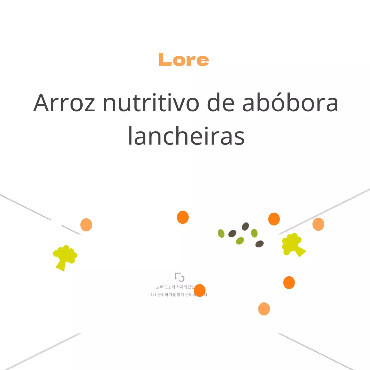 Bento de arroz nutritivo com abóbora