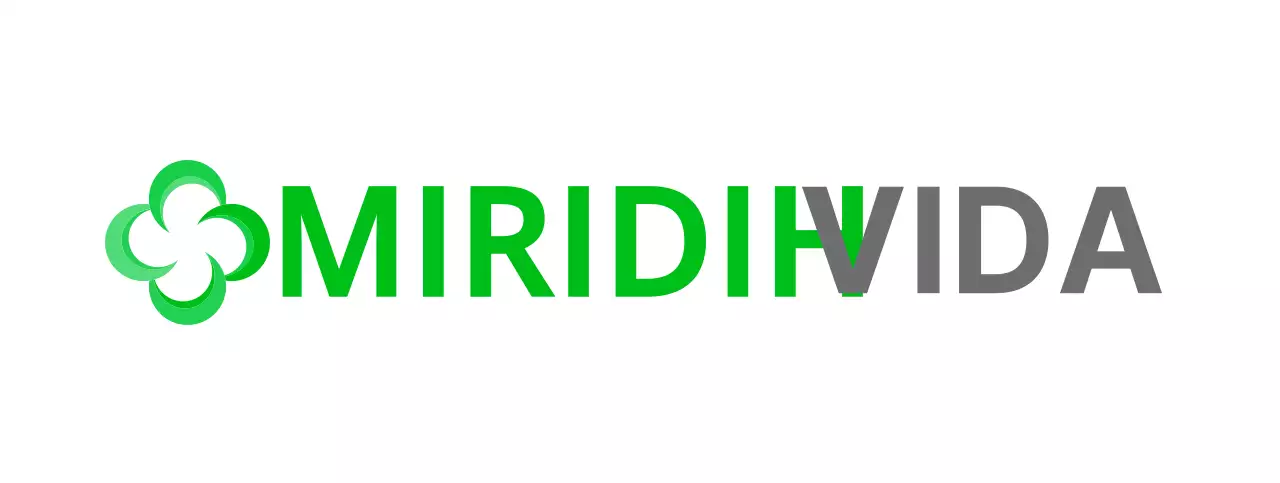 Logótipo da companhia de seguros com símbolo simples verde
