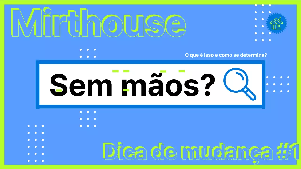 Dicas de mudança com um conceito tipográfico de cor néon Mudança sem mãos