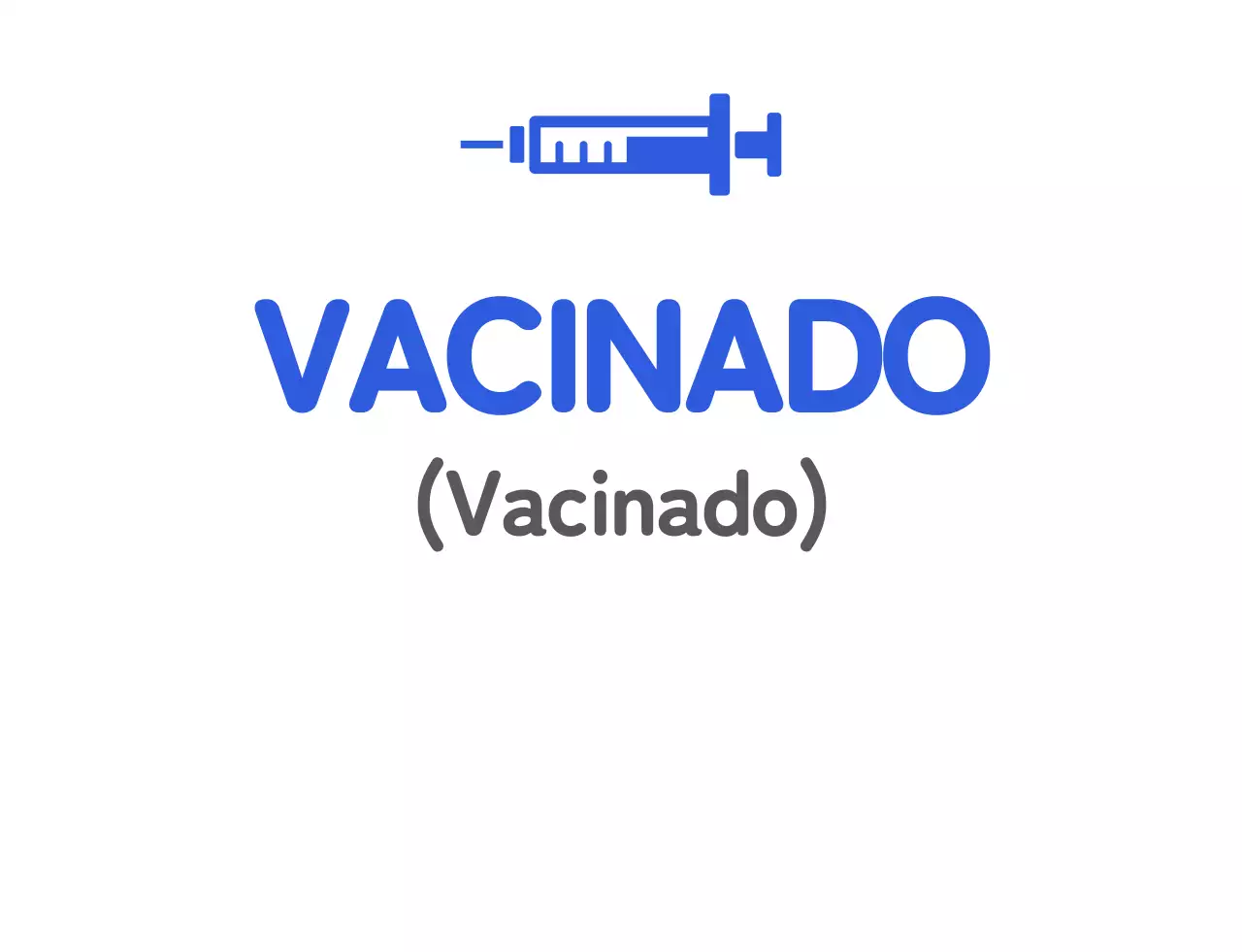 T-shirt azul de vacinação