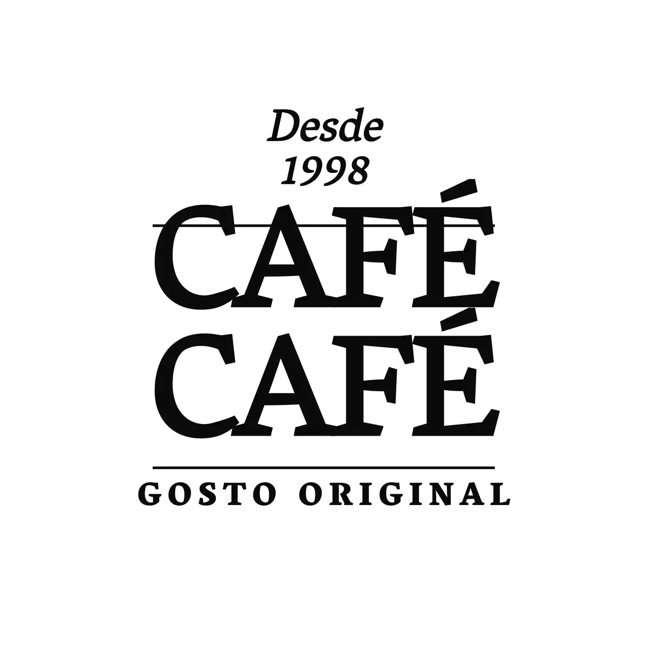 Estilo limpo em castanho claro e preto para um café