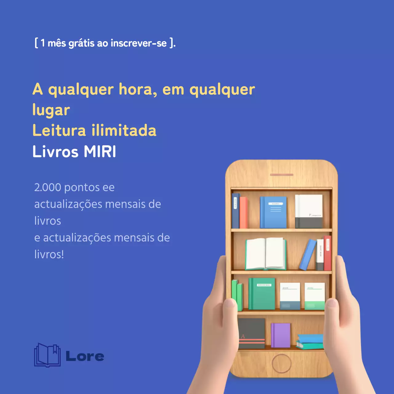 Serviço de assinatura de livros da Bluetone