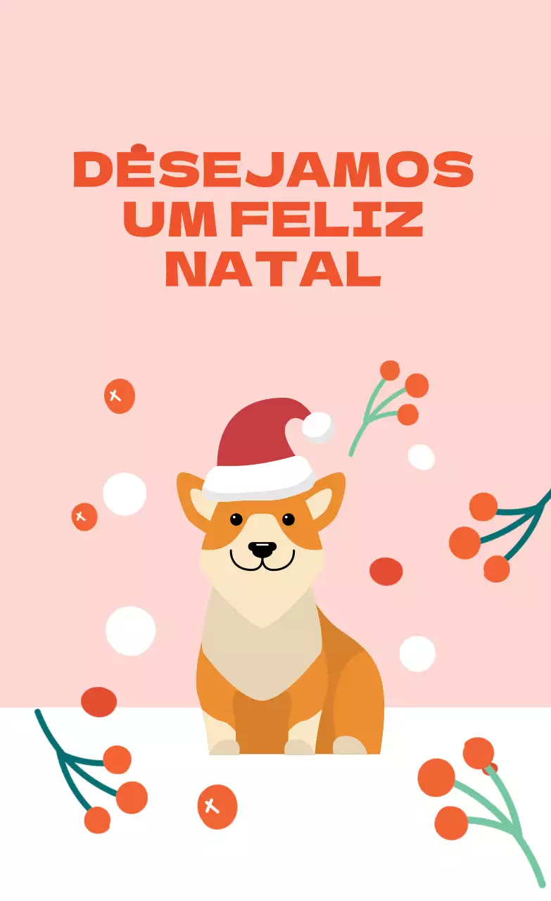 Etiquetas para prendas de Natal com ilustração bonita vermelho-rosa