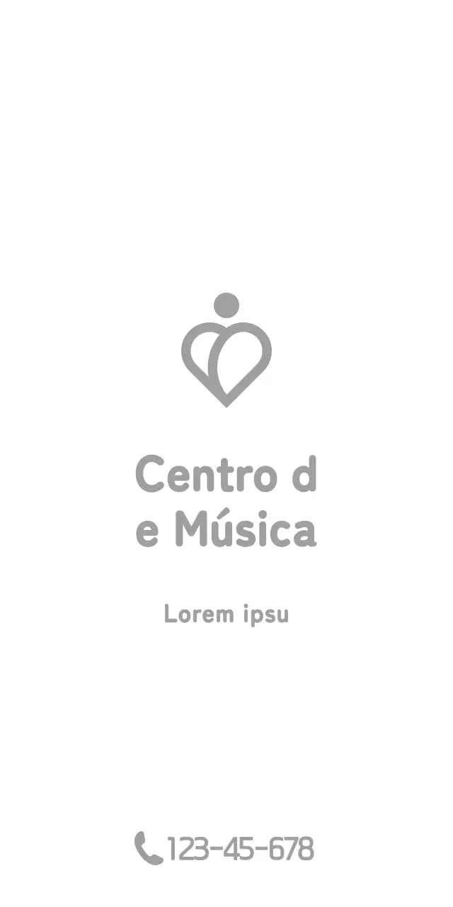 Centro de Psicologia da Felicidade com um logótipo redondo e emocional