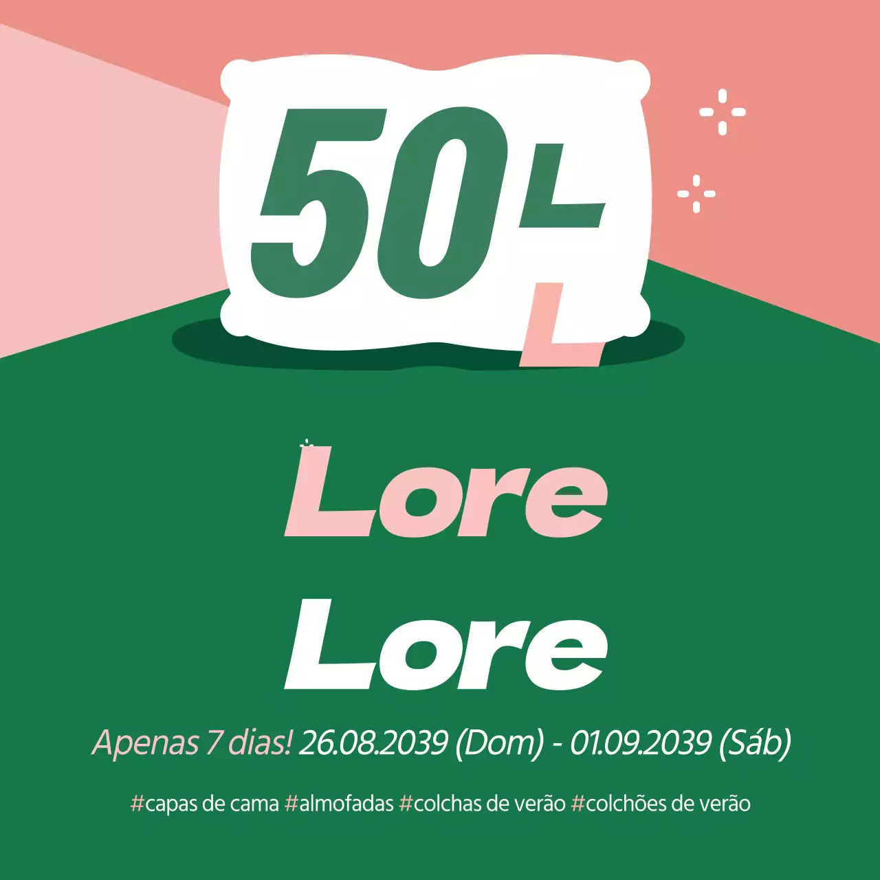 Temporada de verão sem camas