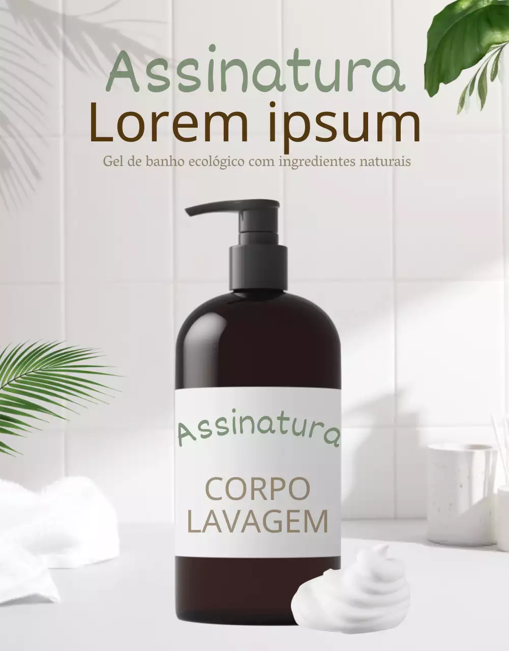 Promover um produto de limpeza corporal ecológico, natural e simples