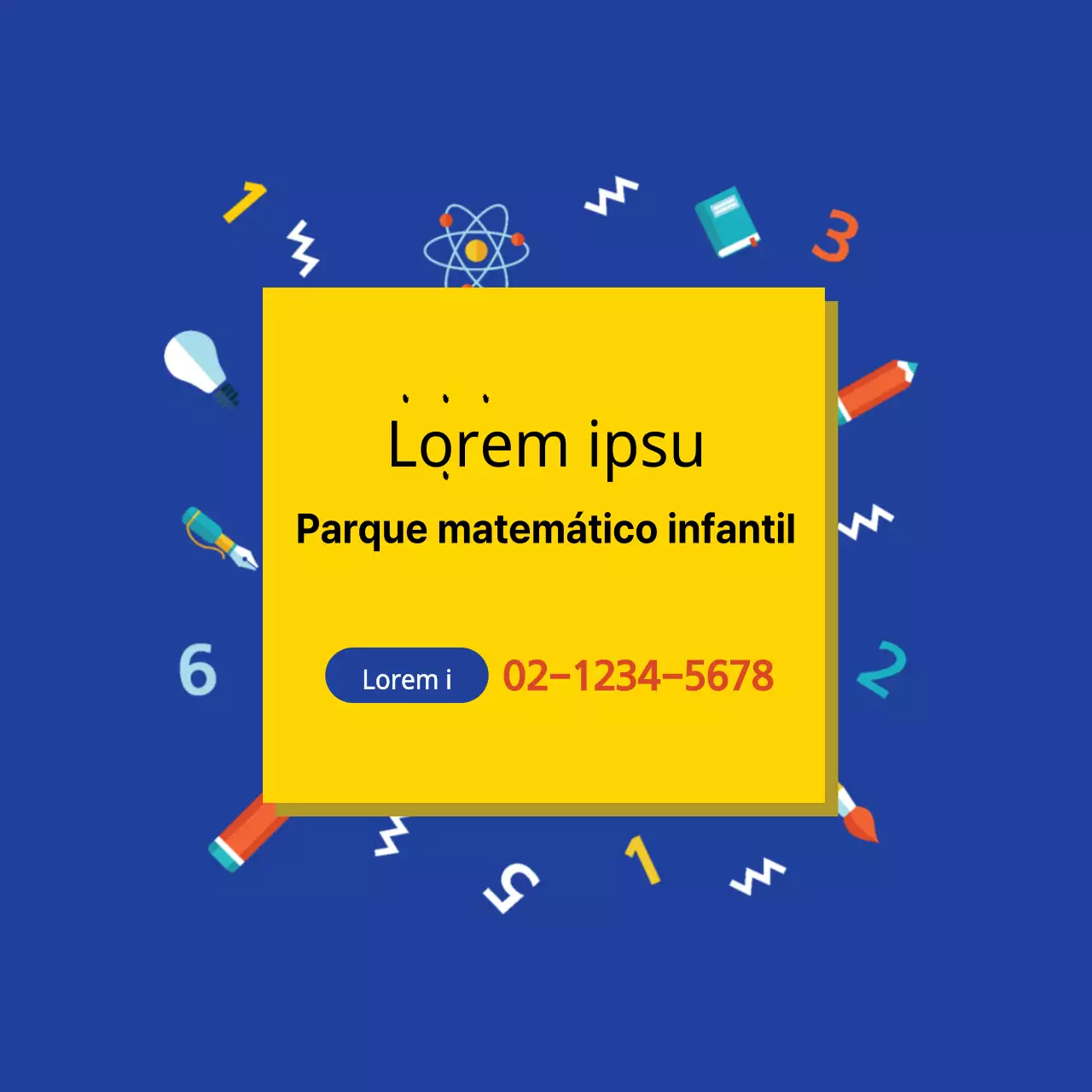 Parque infantil da matemática