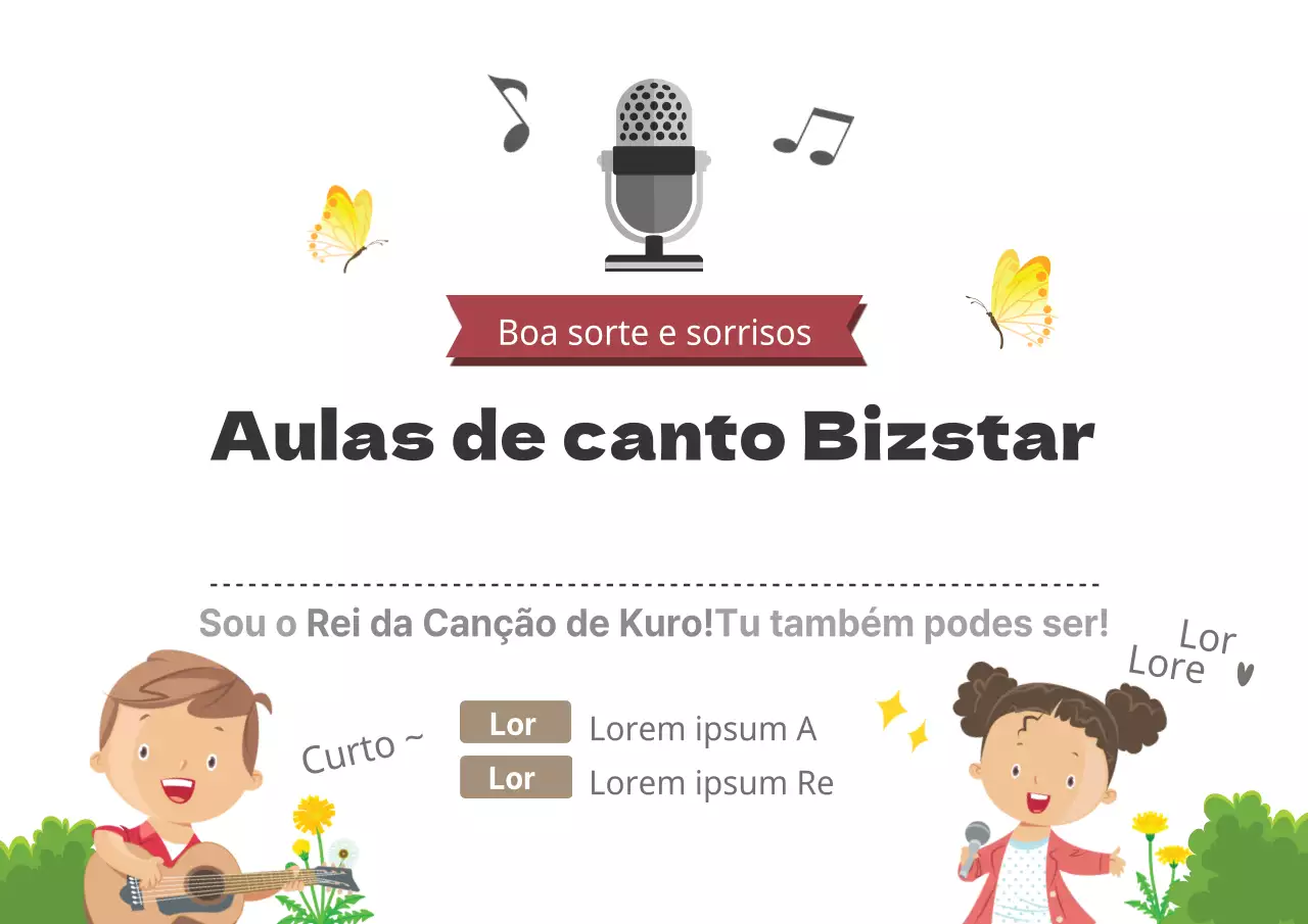 Aulas de canto Bizstar