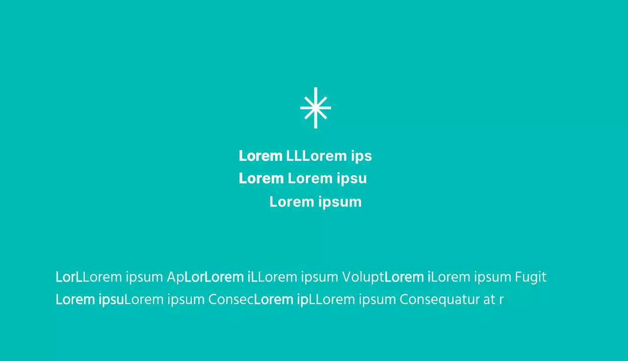 Einfache türkisfarbene grafische Visitenkarte für ein Cafe