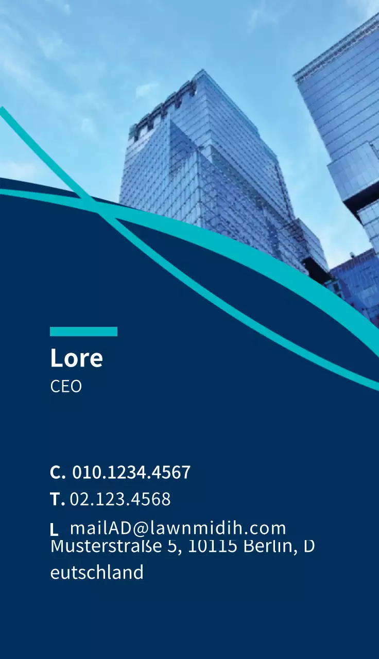 blaues Logo Foto sauberes Geschäft Firma