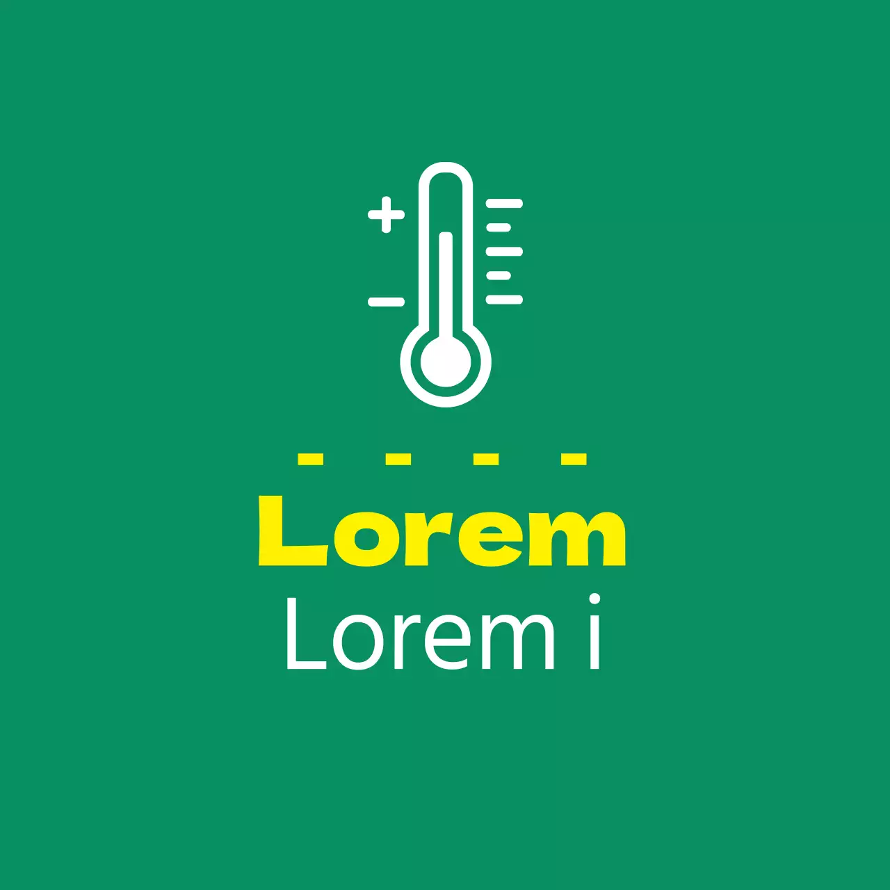 Verde Giallo Illustrazione Guida alla temperatura della corona