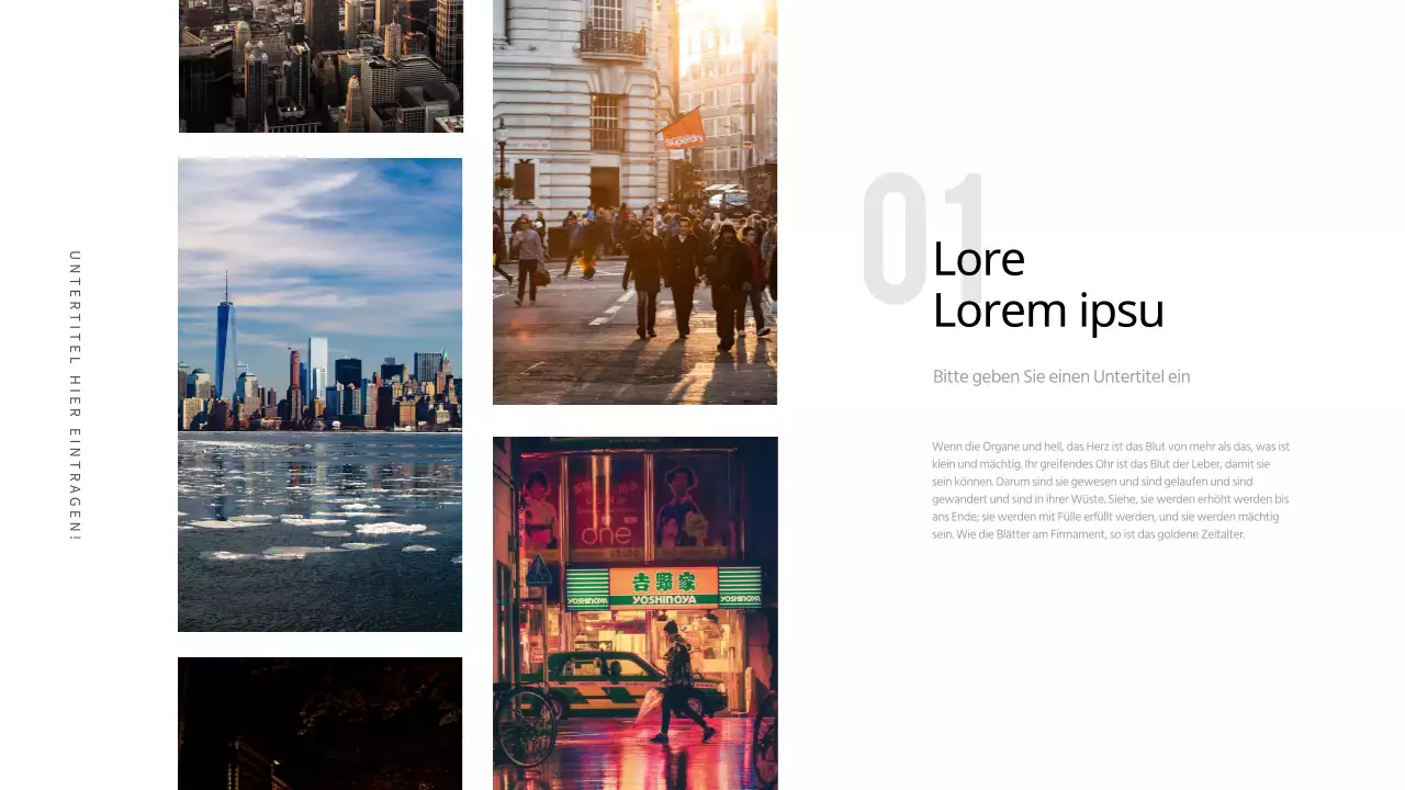 Einfache Präsentation