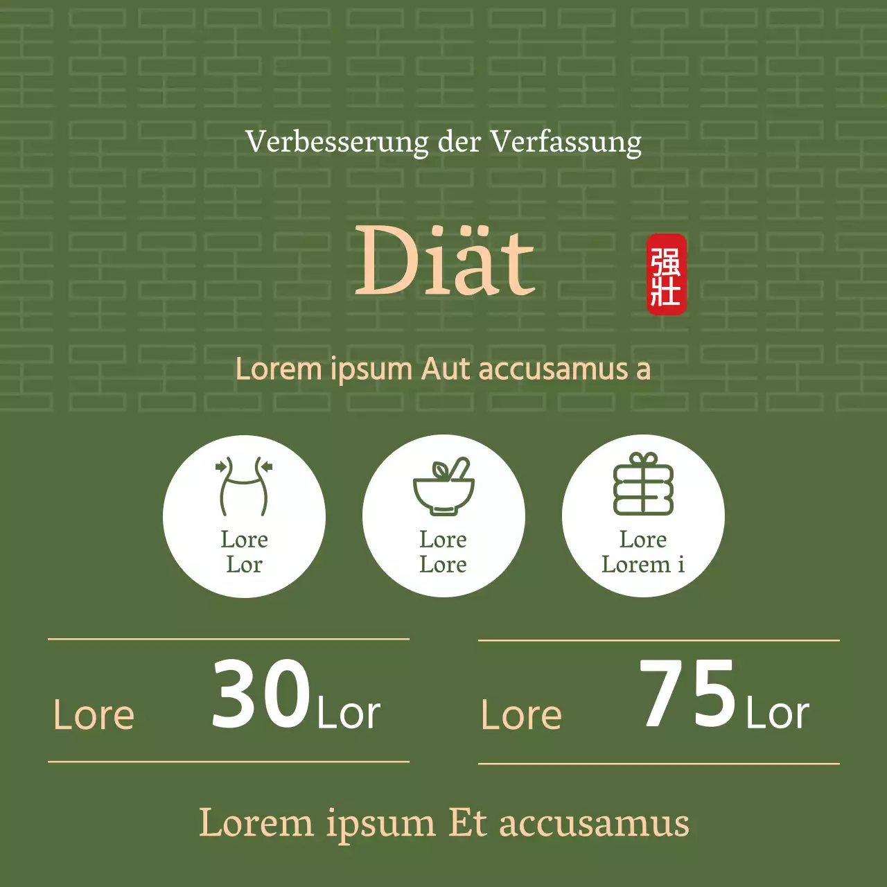 Förderung der grünen Akupunktur