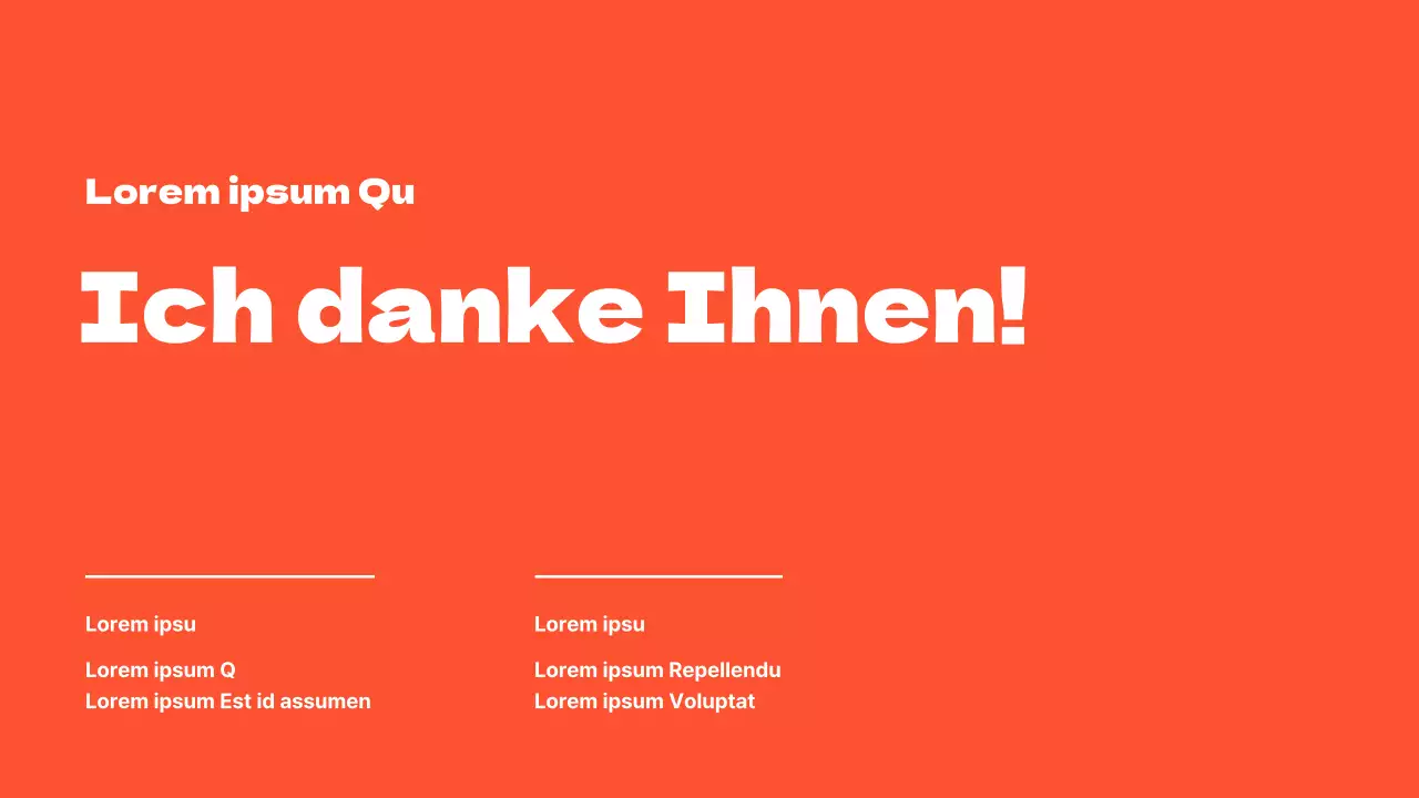 Saubere Präsentationen