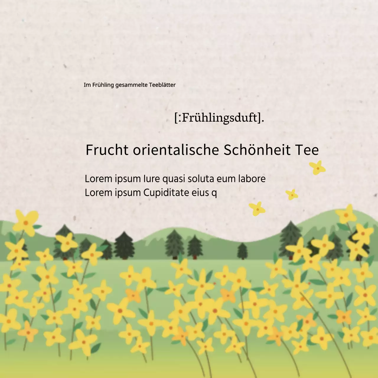 Der Duft des Frühlings