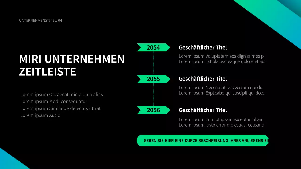 Business in Schwarz und Farbverläufen