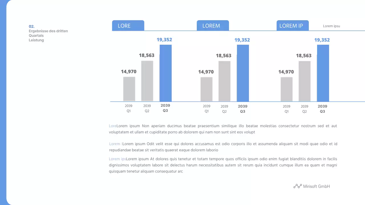 Bluetone's Third Quarter 2039 Results of Operations Quarterly Report Half-Yearly Report Mirisoft, Inc.
