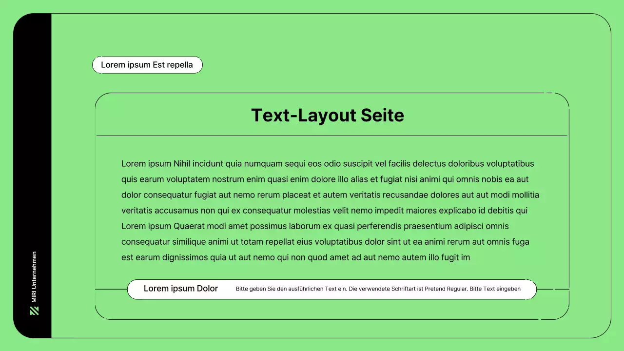 Business-Illustration mit einfachen Linien in Grün