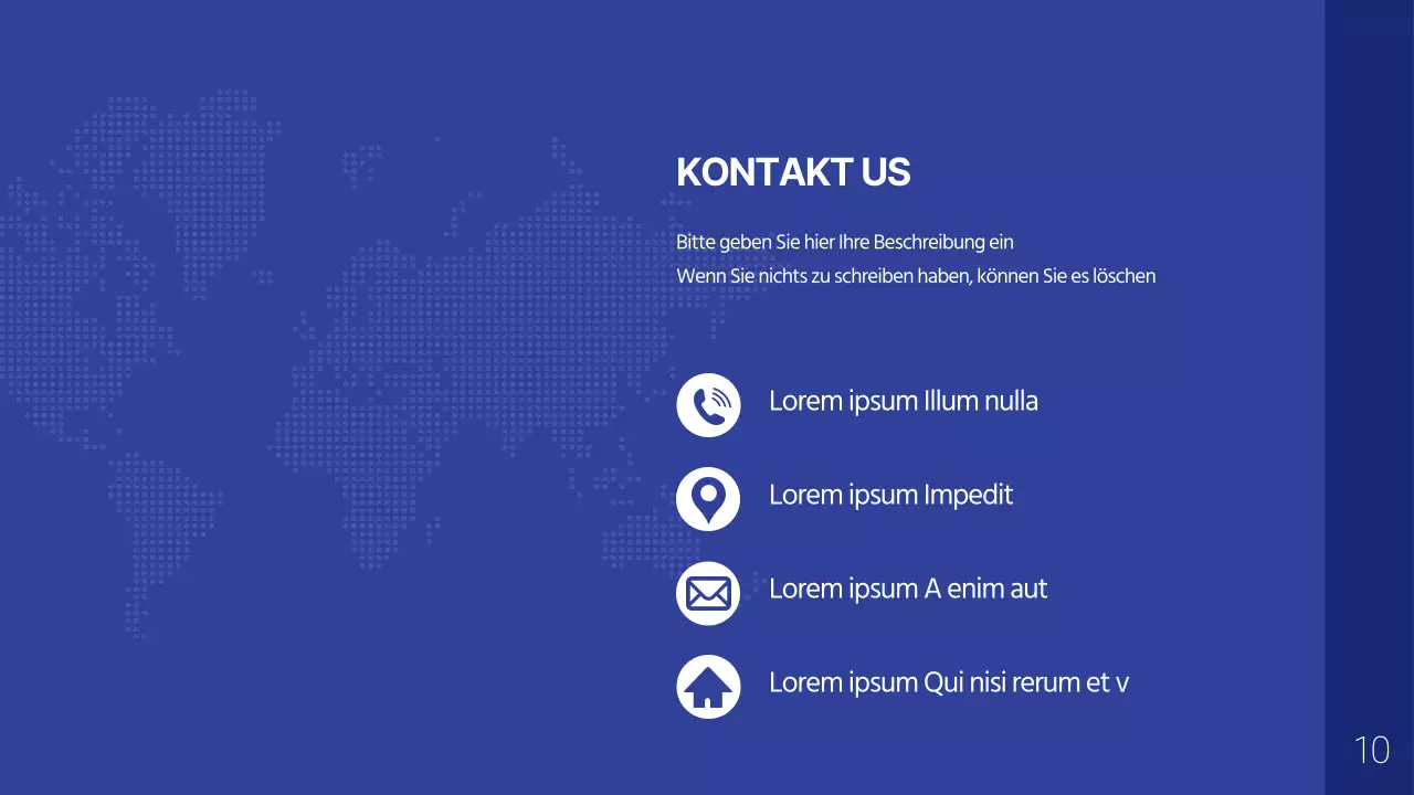 Einfaches Firmenprofil