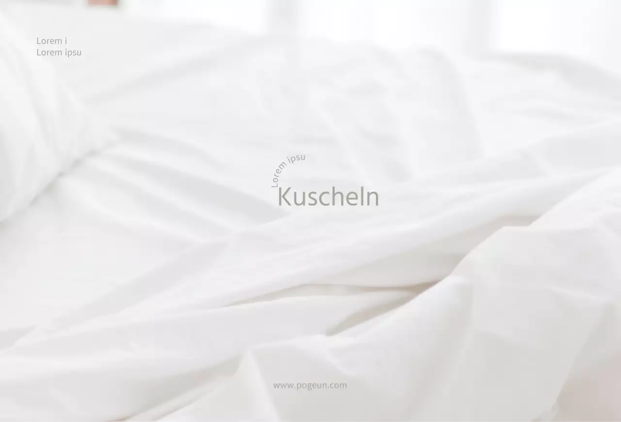 Weiße kuschelige Bettwäsche Werbepostkarte