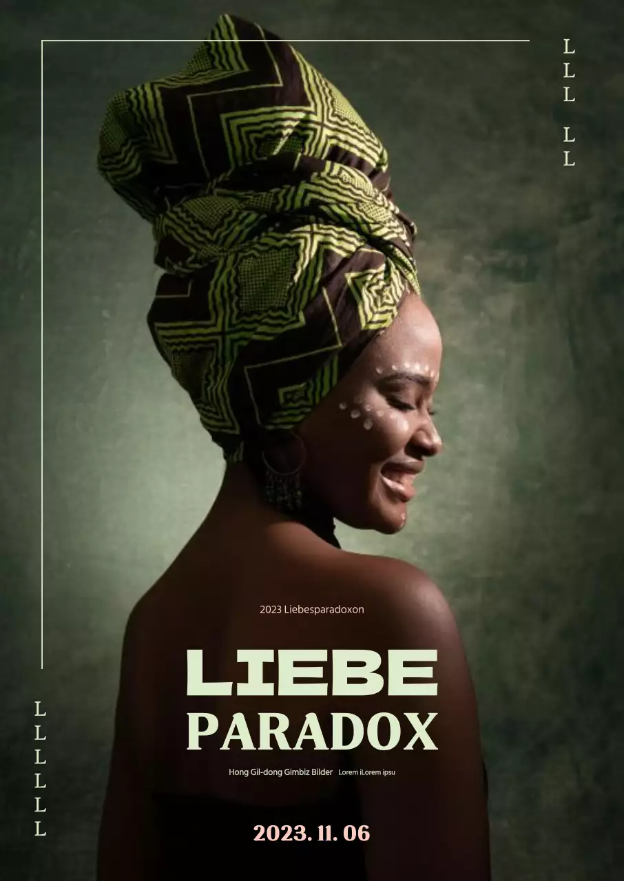 Förderung von Herbsttheateraufführungen mit grünem Hintergrund