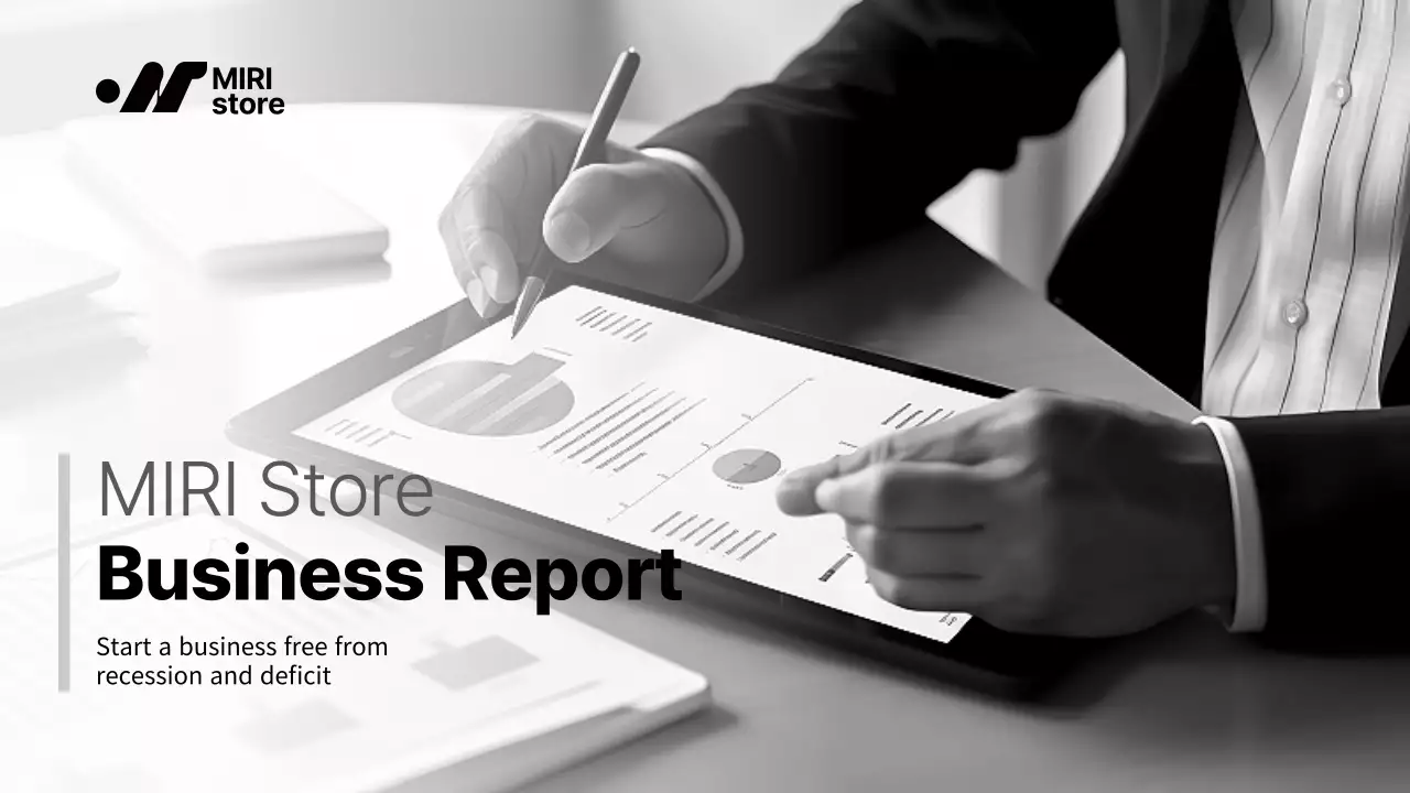 Black Professional Business Report Presentation