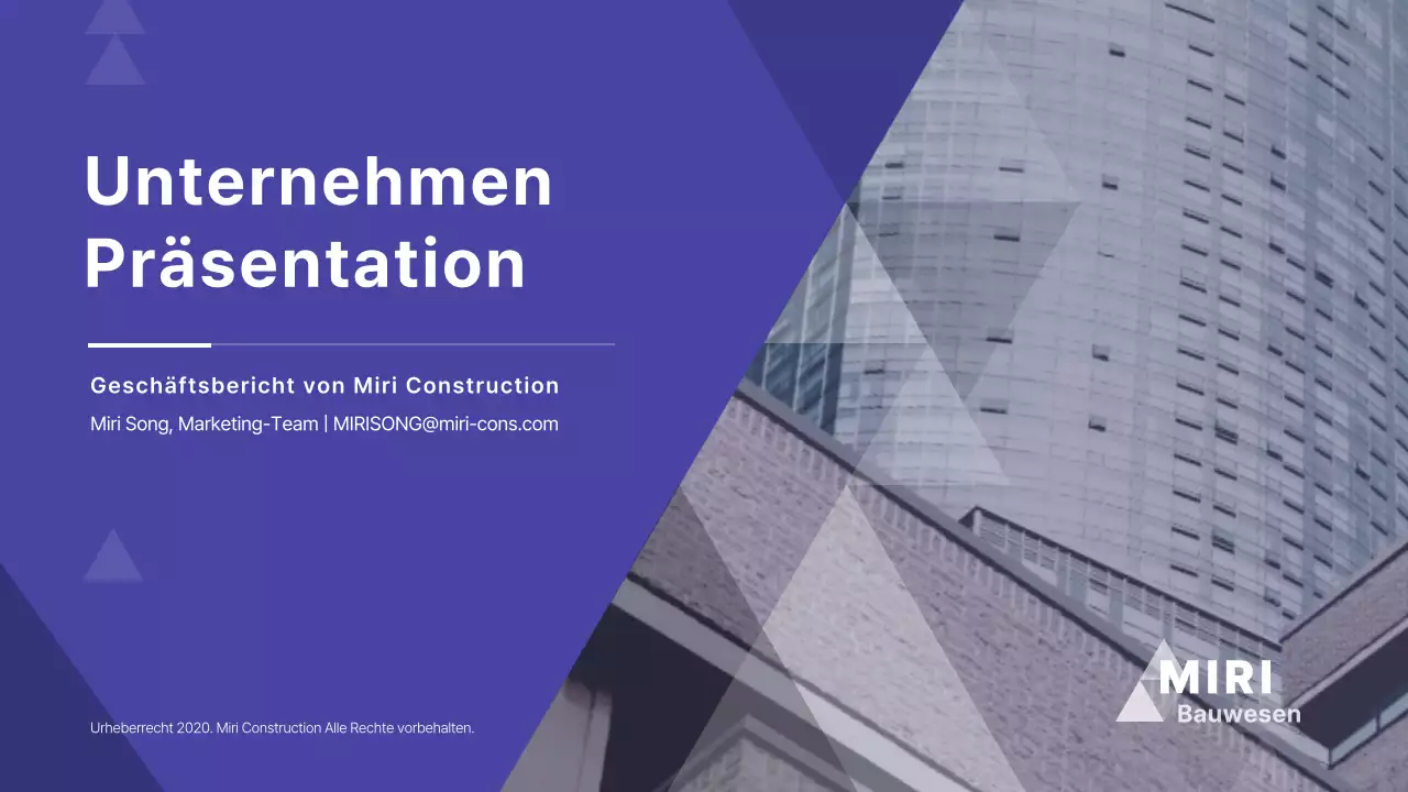 NavyTone's Geschäftspräsentation