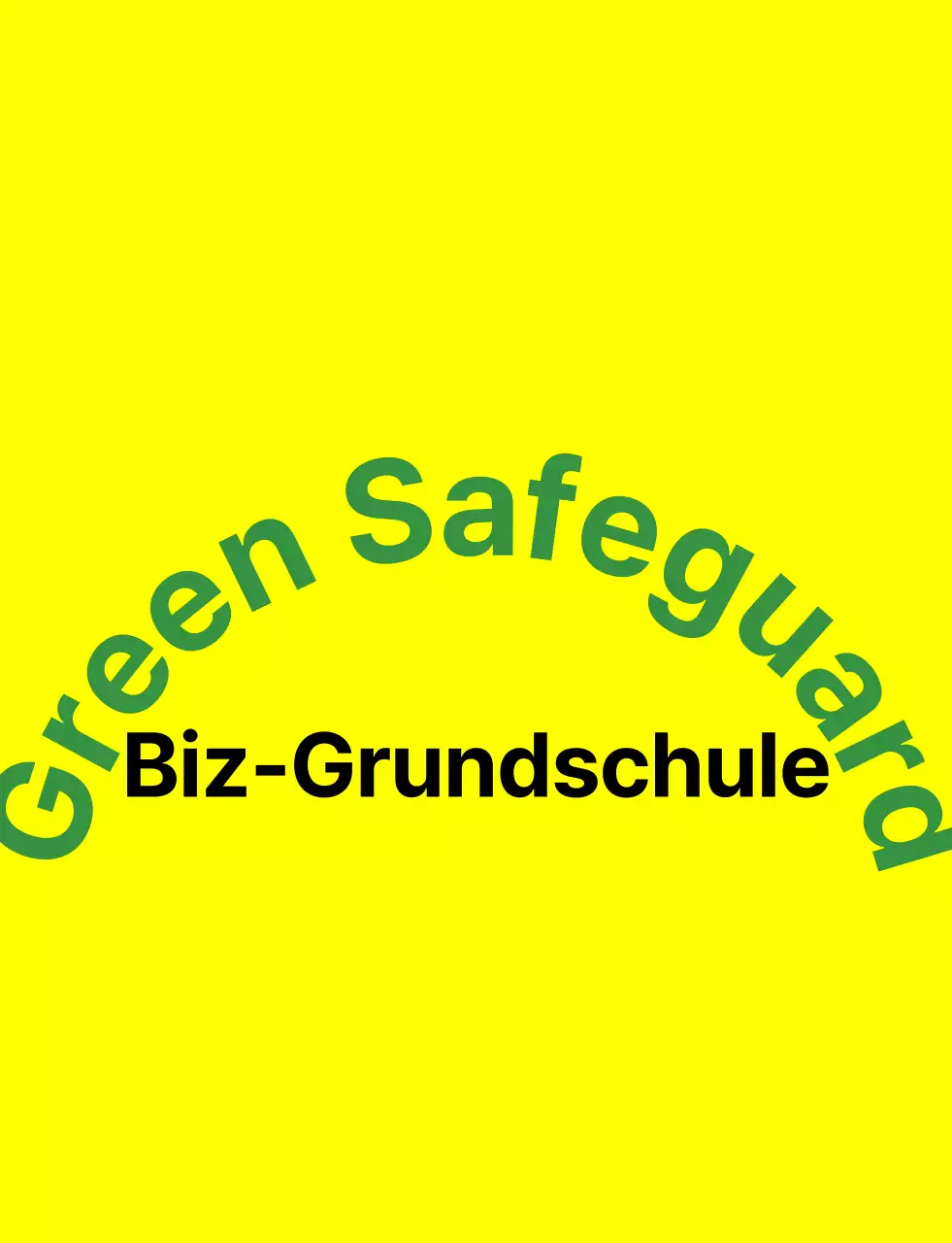 Elternweste mit grünem und farbig illustriertem grünem Logo der Elternvereinigung