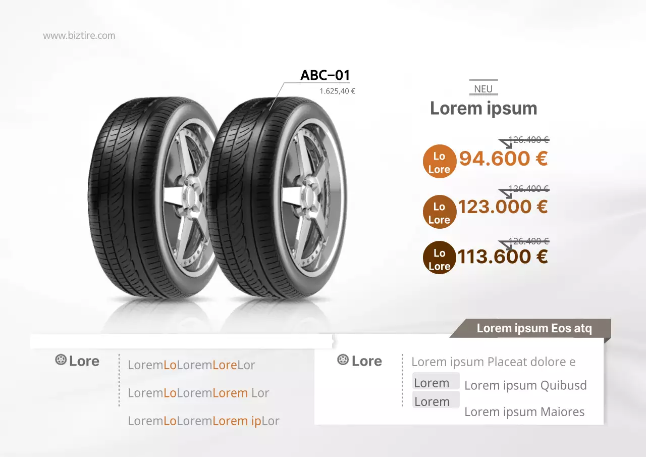 Feierliche Einführung neuer Produkte