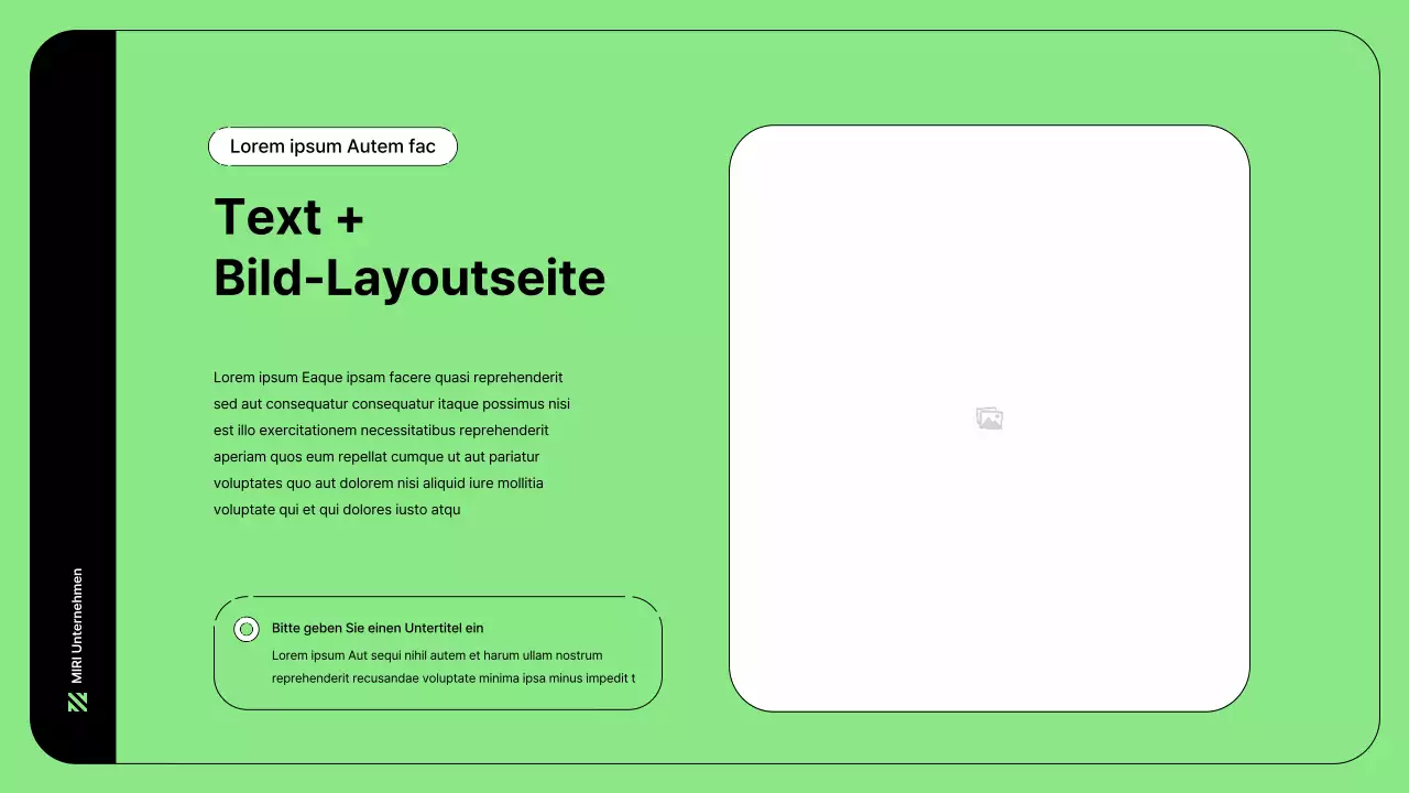 Business-Illustration mit einfachen Linien in Grün