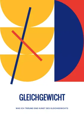 Einfache Formen in Weiß und Gelb Interior post