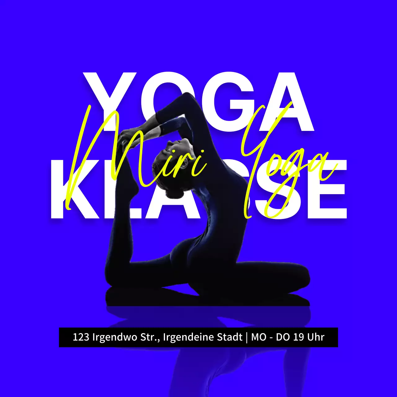 Werben Sie für Ihr Yoga-Programm