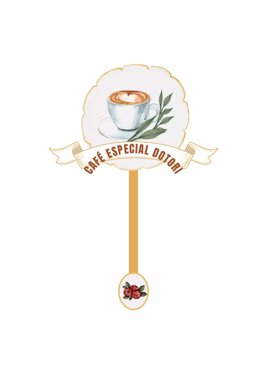 Estilo de logótipo de café, um conceito antigo com cores suaves