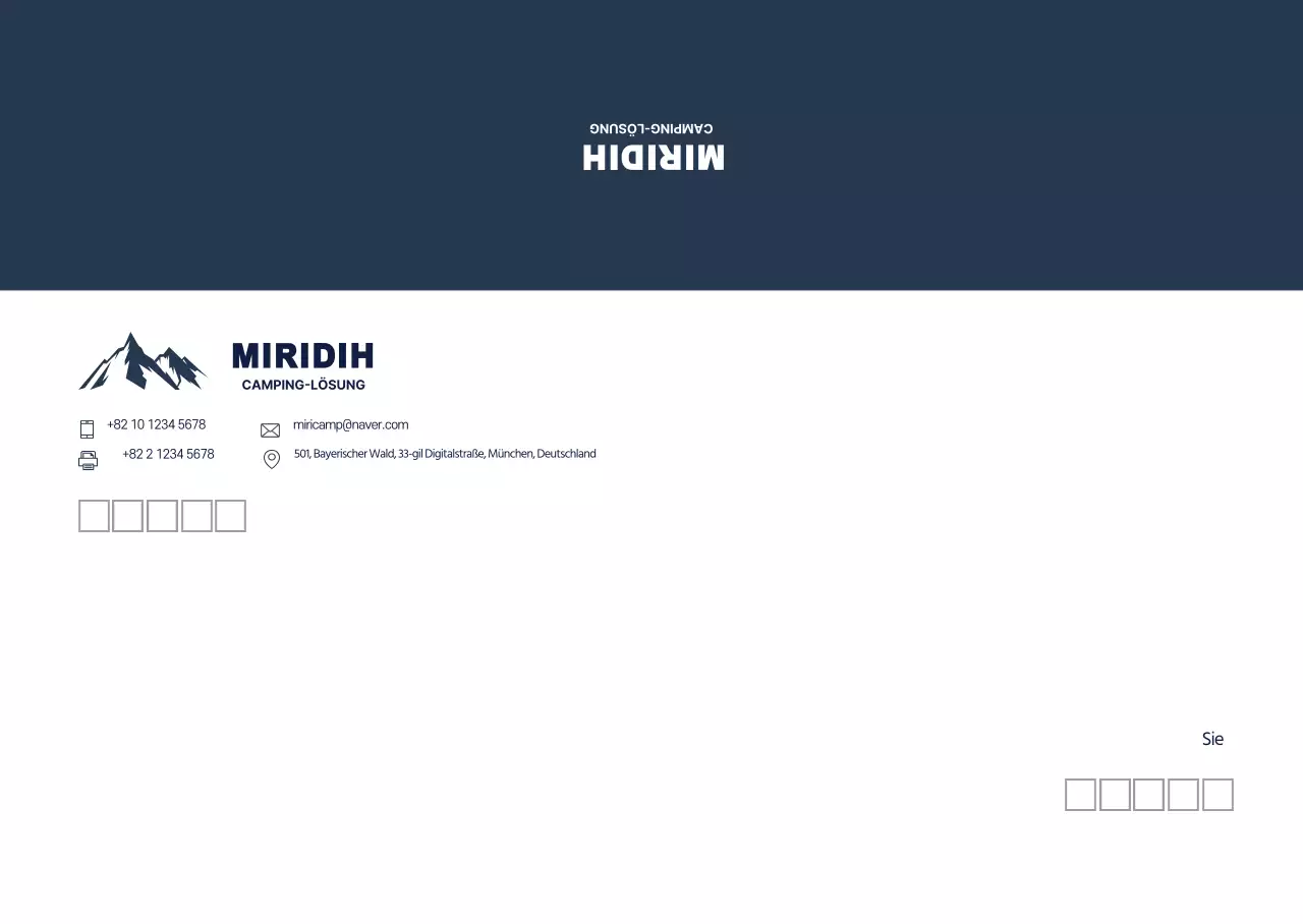 Blaues Logo sauberes Geschäft