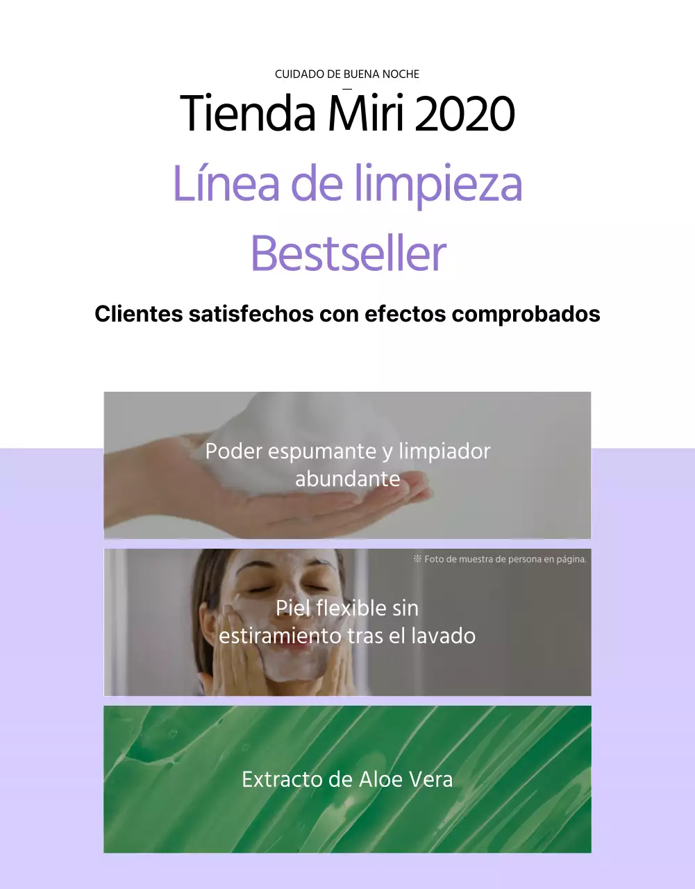 Crema limpiadora Goodnight Care