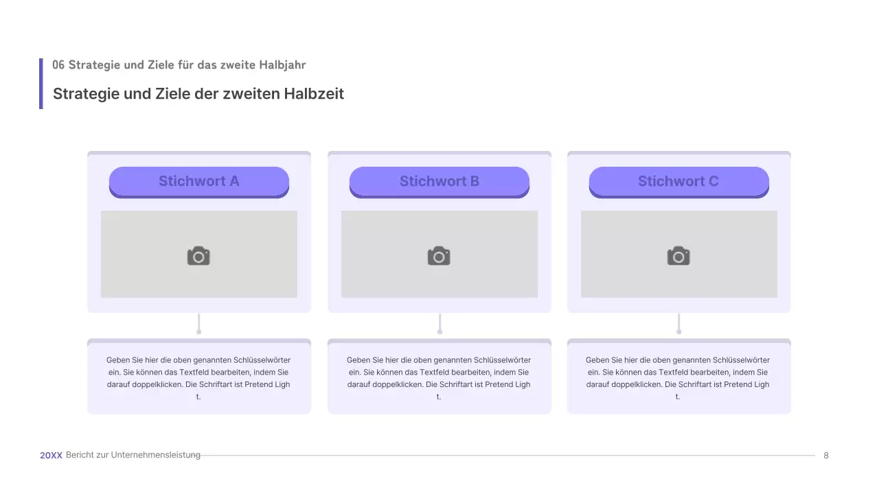 Lila, dreidimensionale UI-Konzept Business-Präsentation Kit