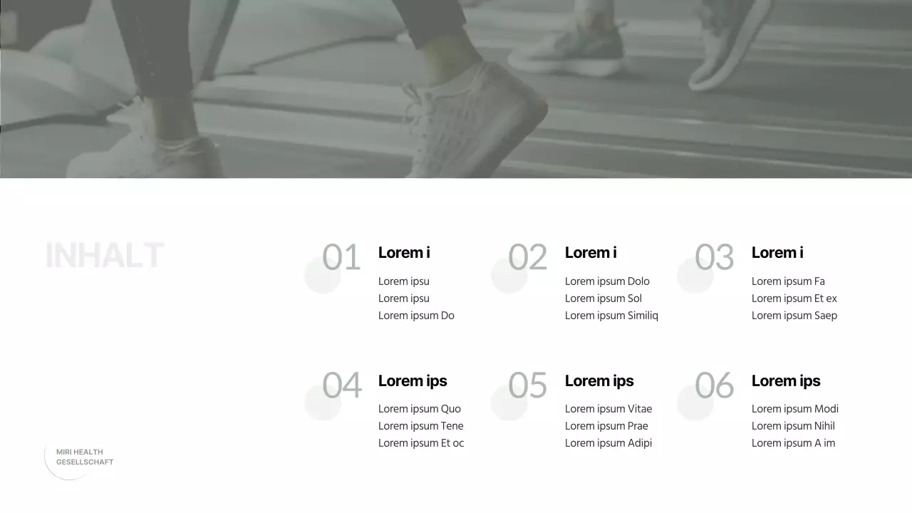 Ruhiger und sauberer Geschäftsbericht eines Gesundheitsunternehmens in dunklen Grüntönen