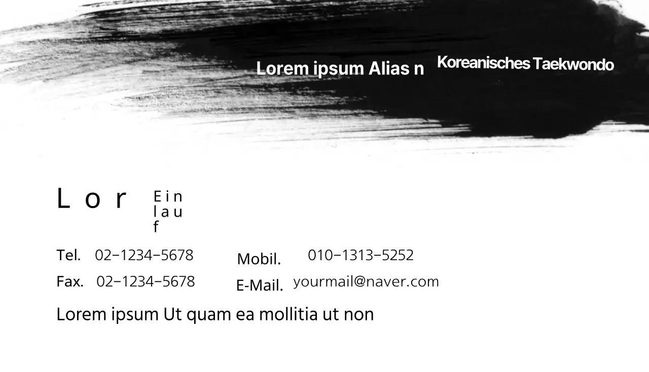 Visitenkarte der Boxschule