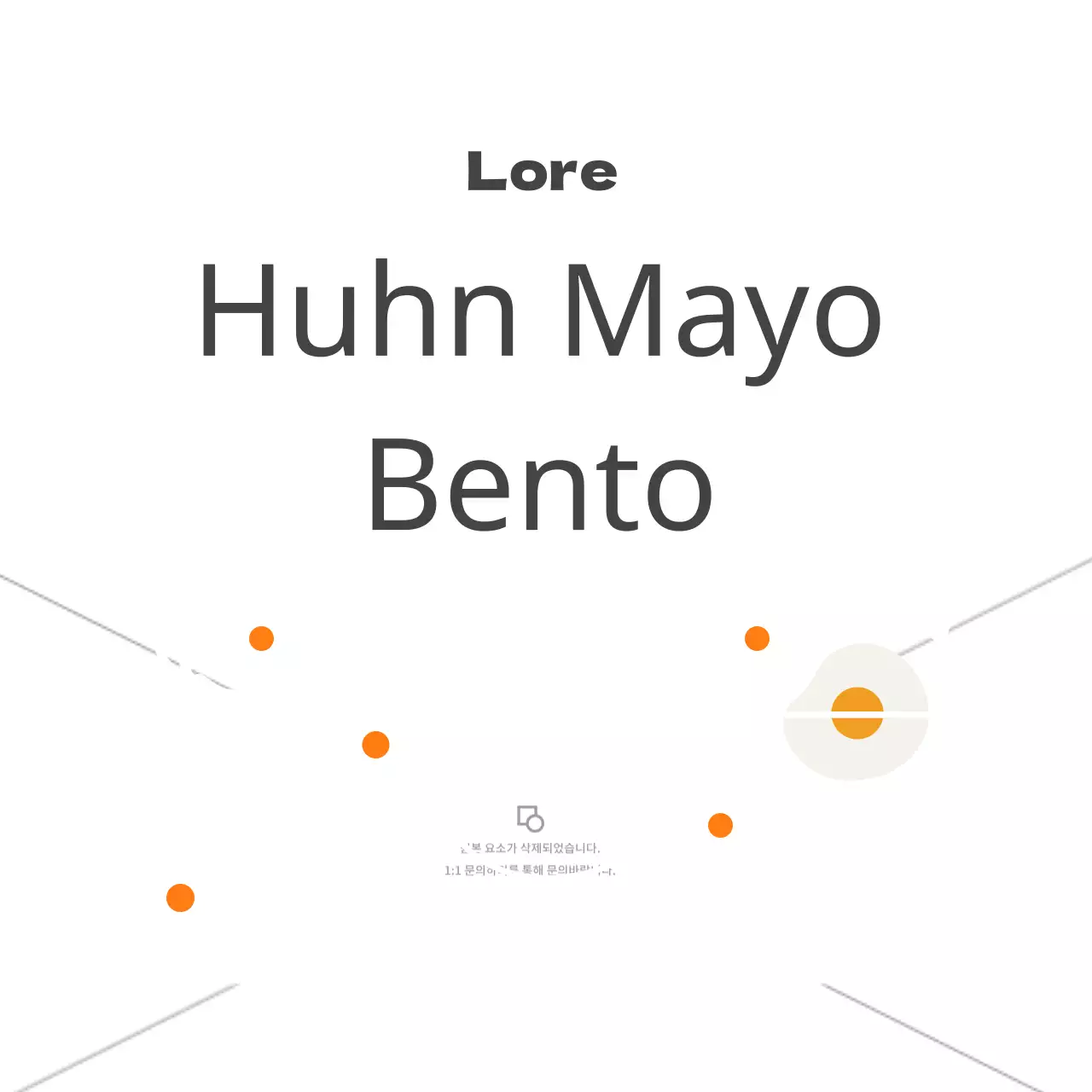 Hühnchen Mayo Bento