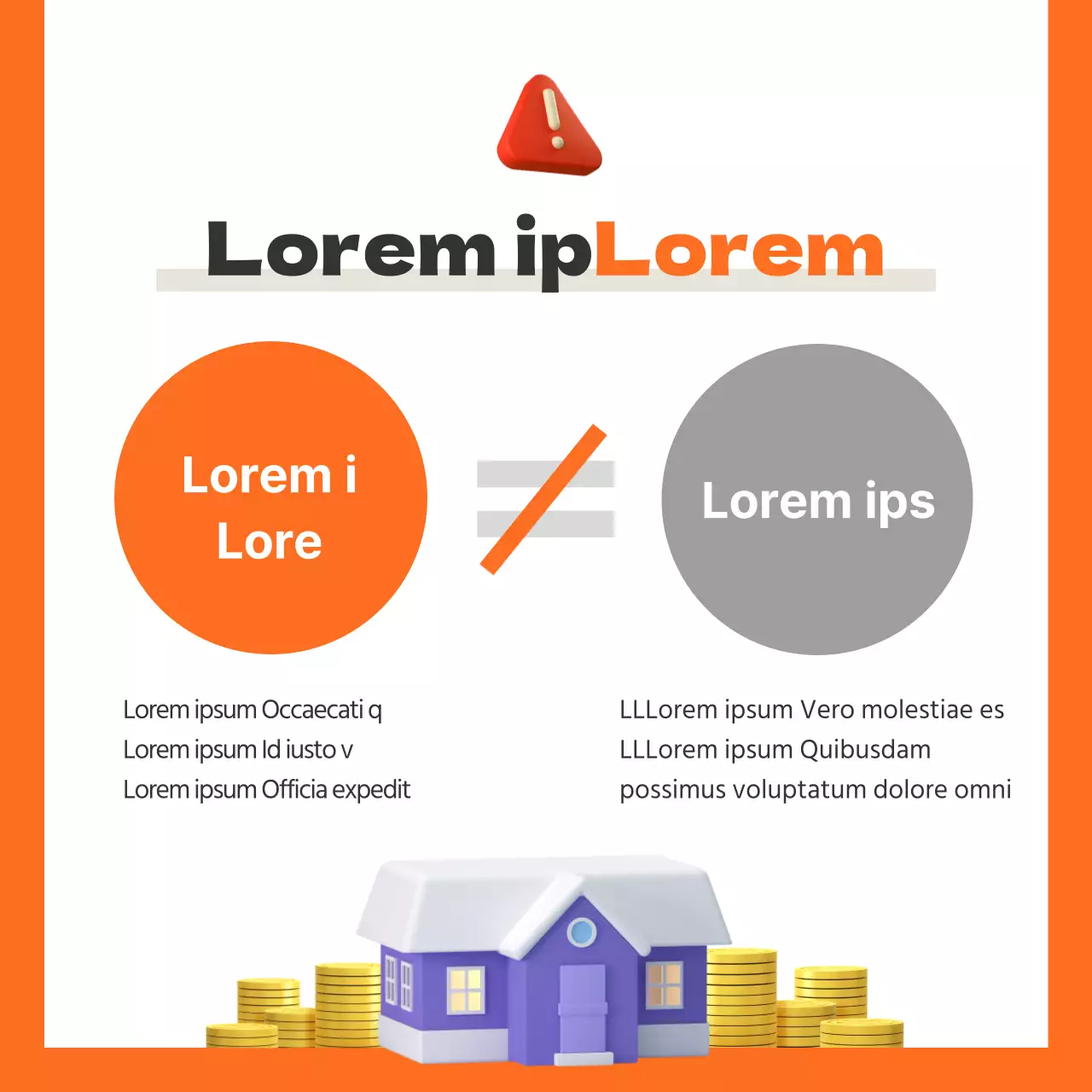 Kartennachrichten über die blau-orangefarbene Herbstumzugssaison Langzeitreparaturzulage