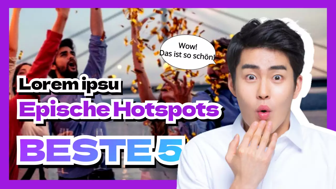 Weihnachtsfeier mit lila Akzenten