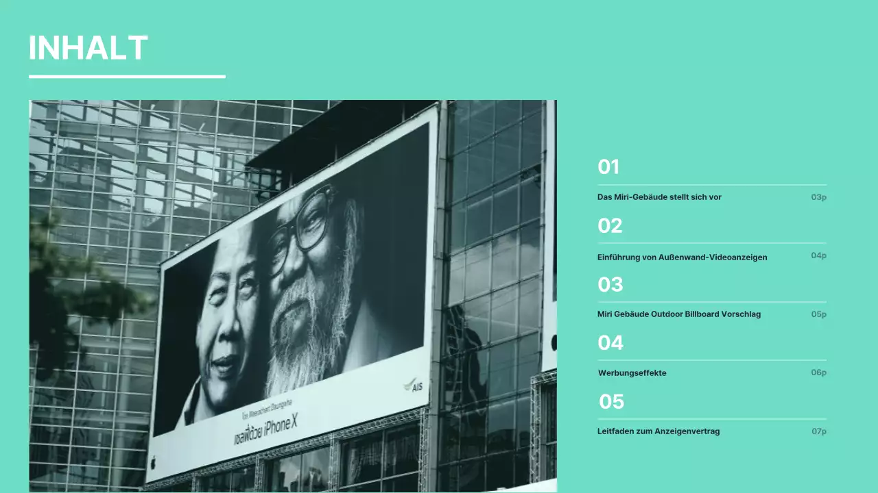 Medienvorschläge in Minz- und Marinetönen