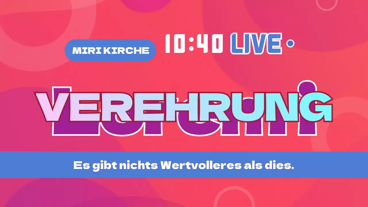 Blue Space Graphic Online Anbetung