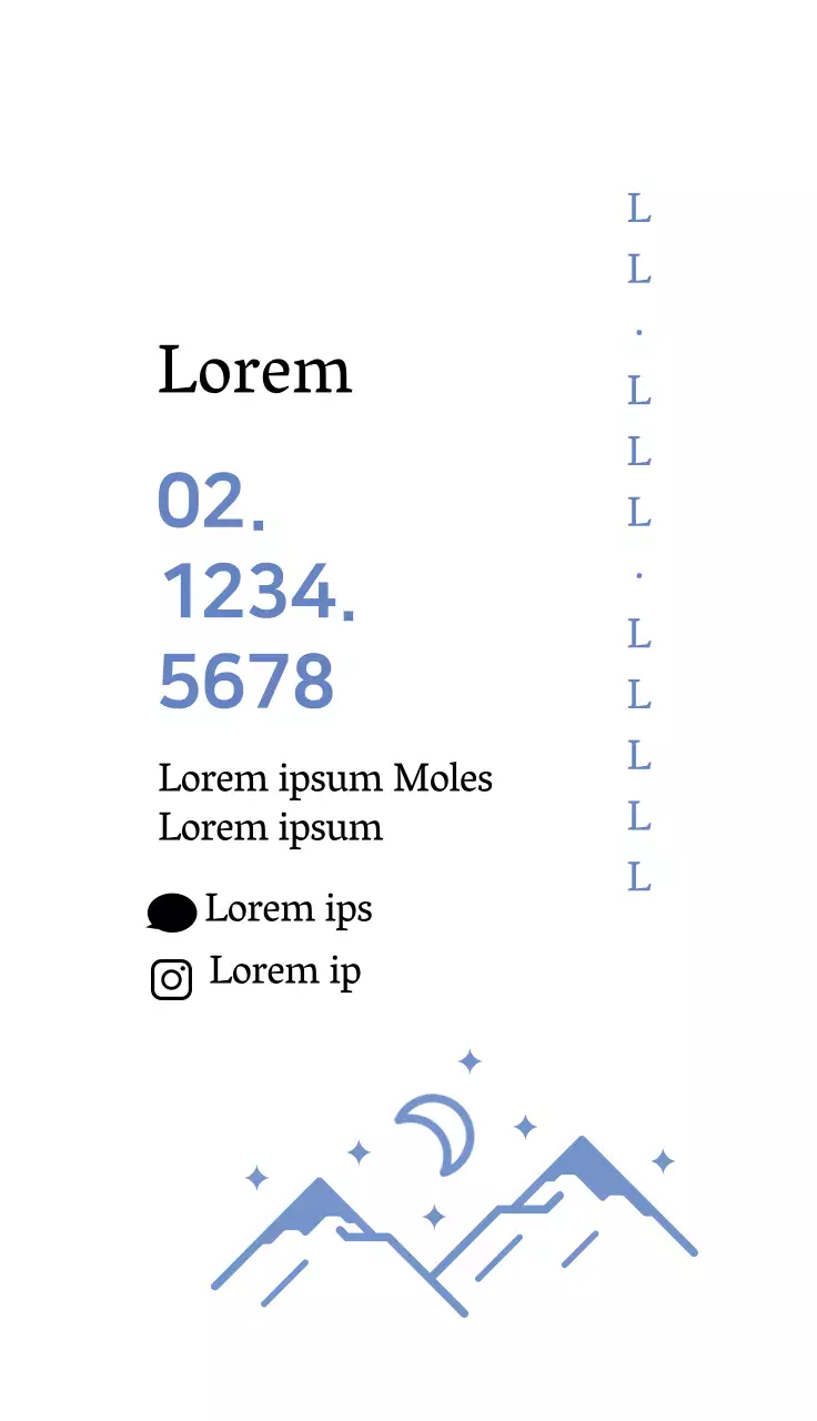 Blaue Illustration einfacher Campingplatz