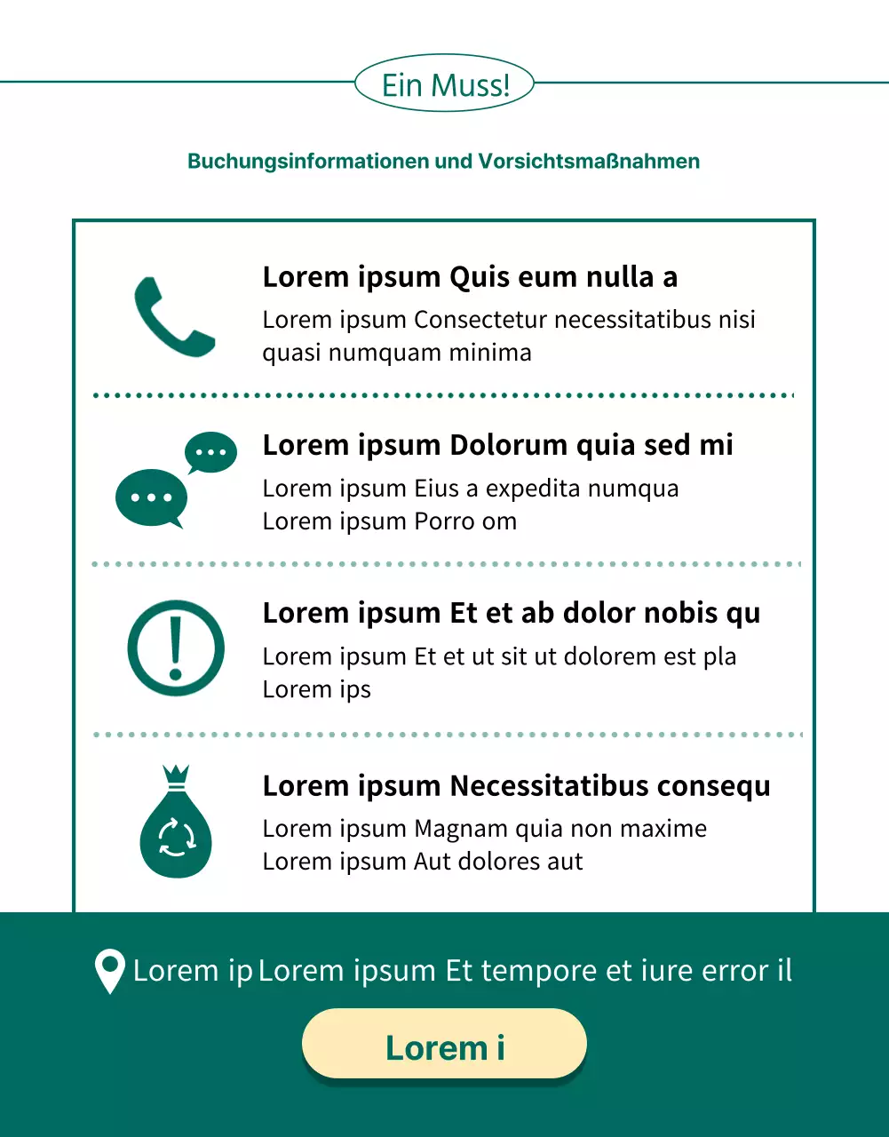 Schicker, grüner und einfacher Picknickverleih