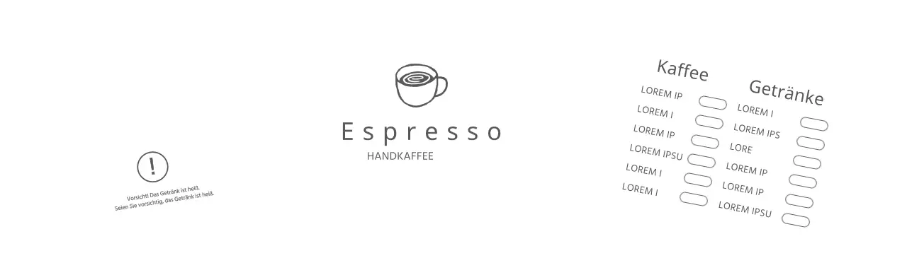 Niedlicher illustrierter Kaffeetassenhalter