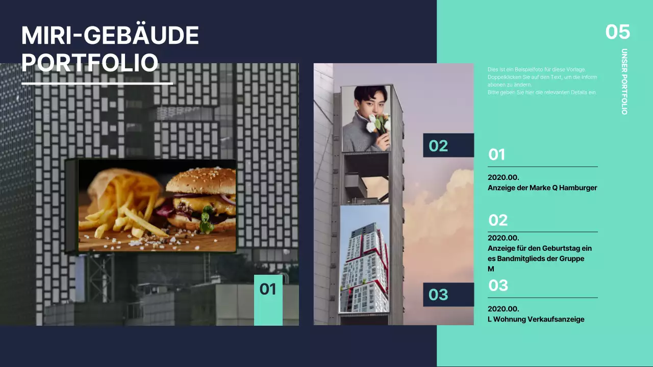 Medienvorschläge in Minz- und Marinetönen