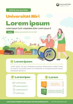 Webposter der Abteilung für Sozialarbeit in Greenacres