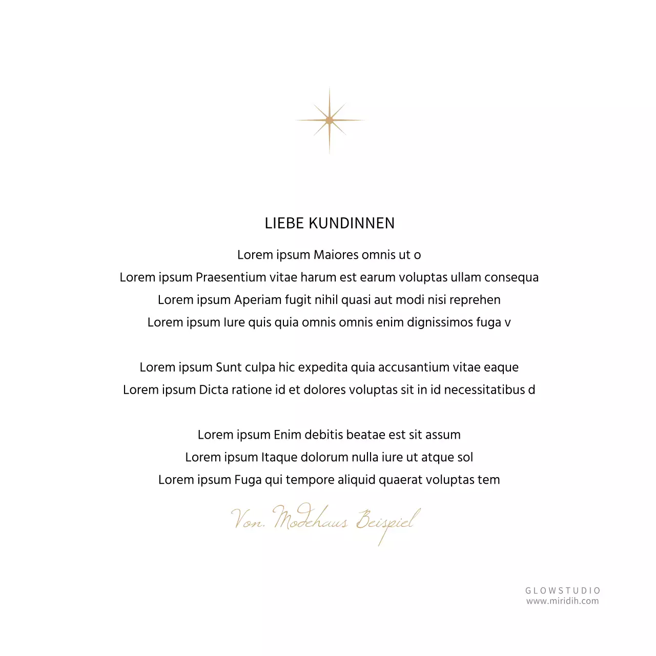 Edle Dankeskarte Postkarte in grau