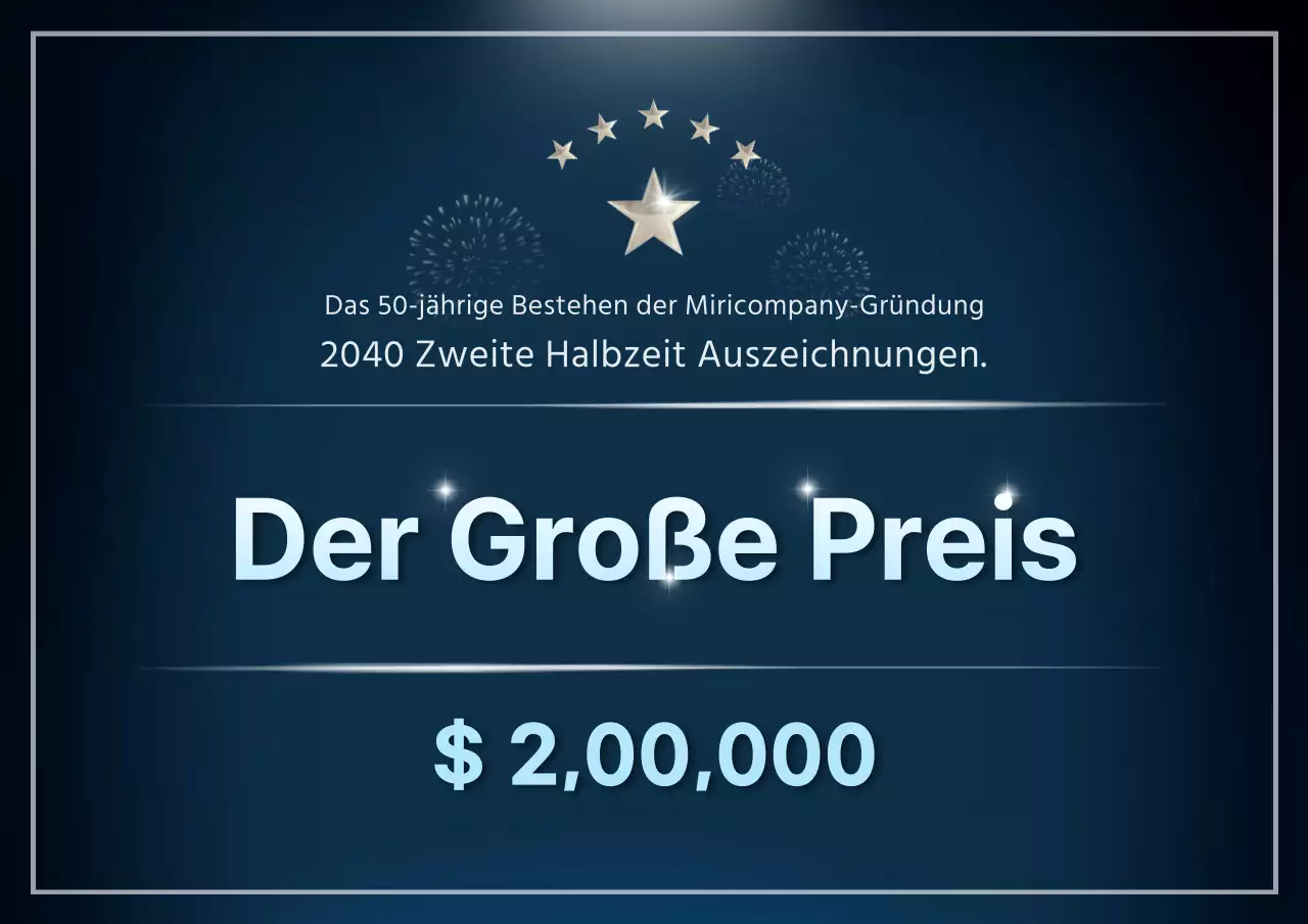 Preisgekröntes Foamboard-Design mit festlichem Marine-Look